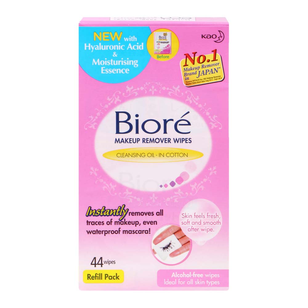 Biore Cleansing Oil Wipes Refill 44s
